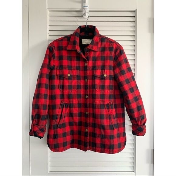 Current Elliot Buffalo Plaid Workman Shirt Jacket - Picture 5 of 8